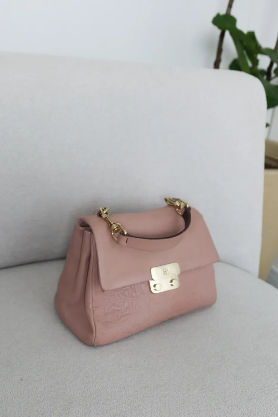 Bolsa Carolina Herrera Baret Rosa - 2