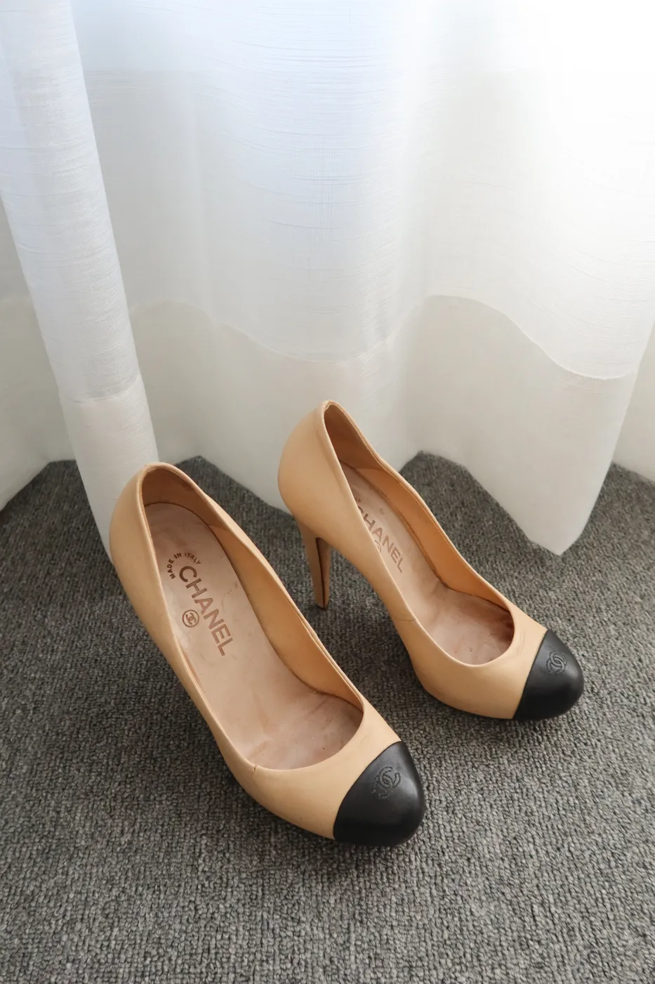 Salto Chanel Bicolor Pumps 33,5 - 3