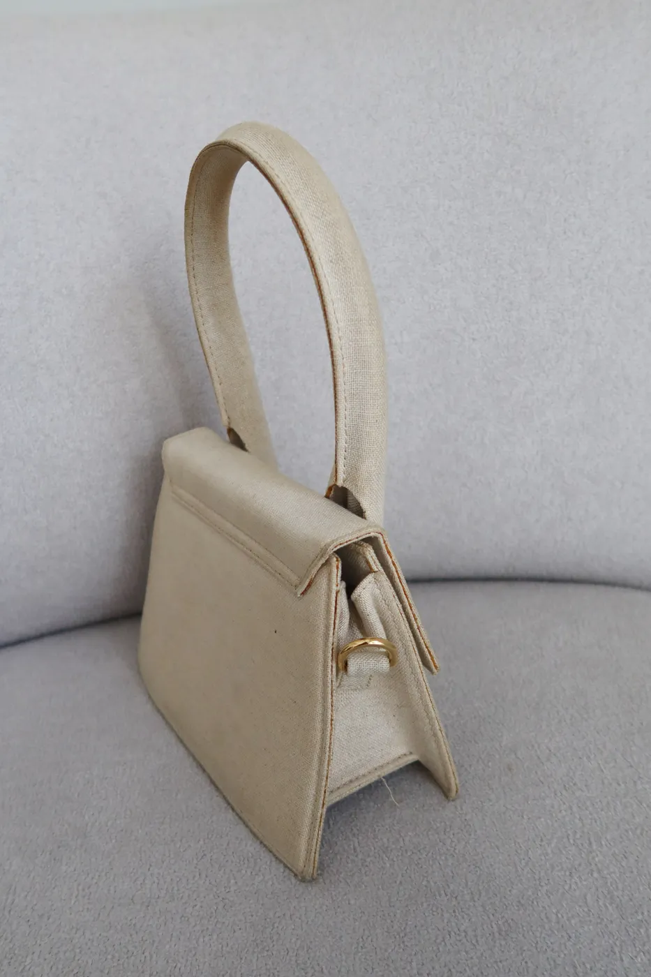 Bolsa Jacquemus Le Chiquito Linho Bege - 2