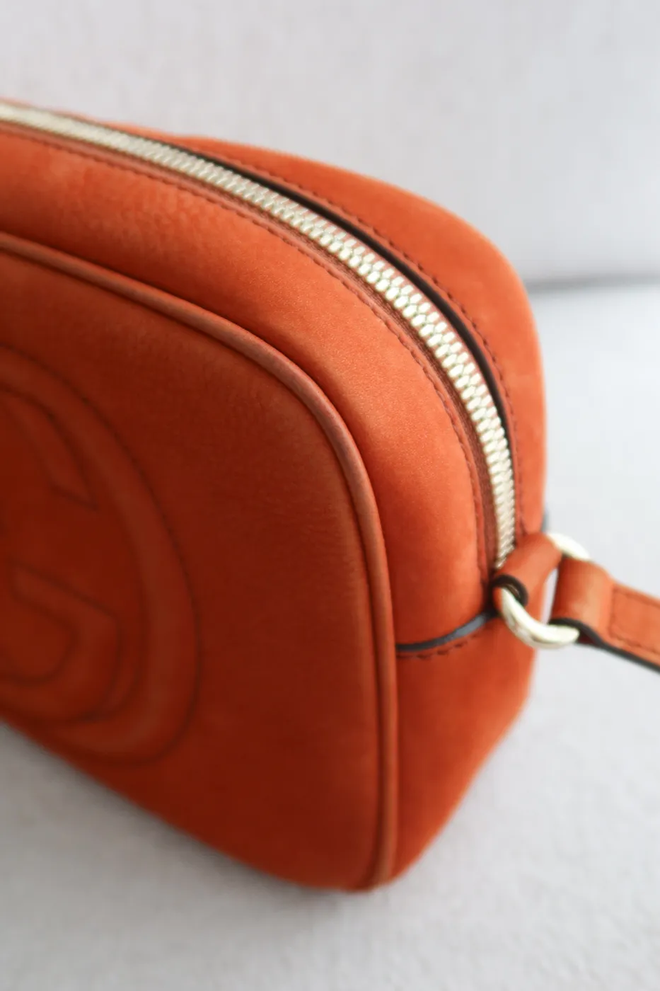Bolsa Gucci Soho Disco Laranja - 8