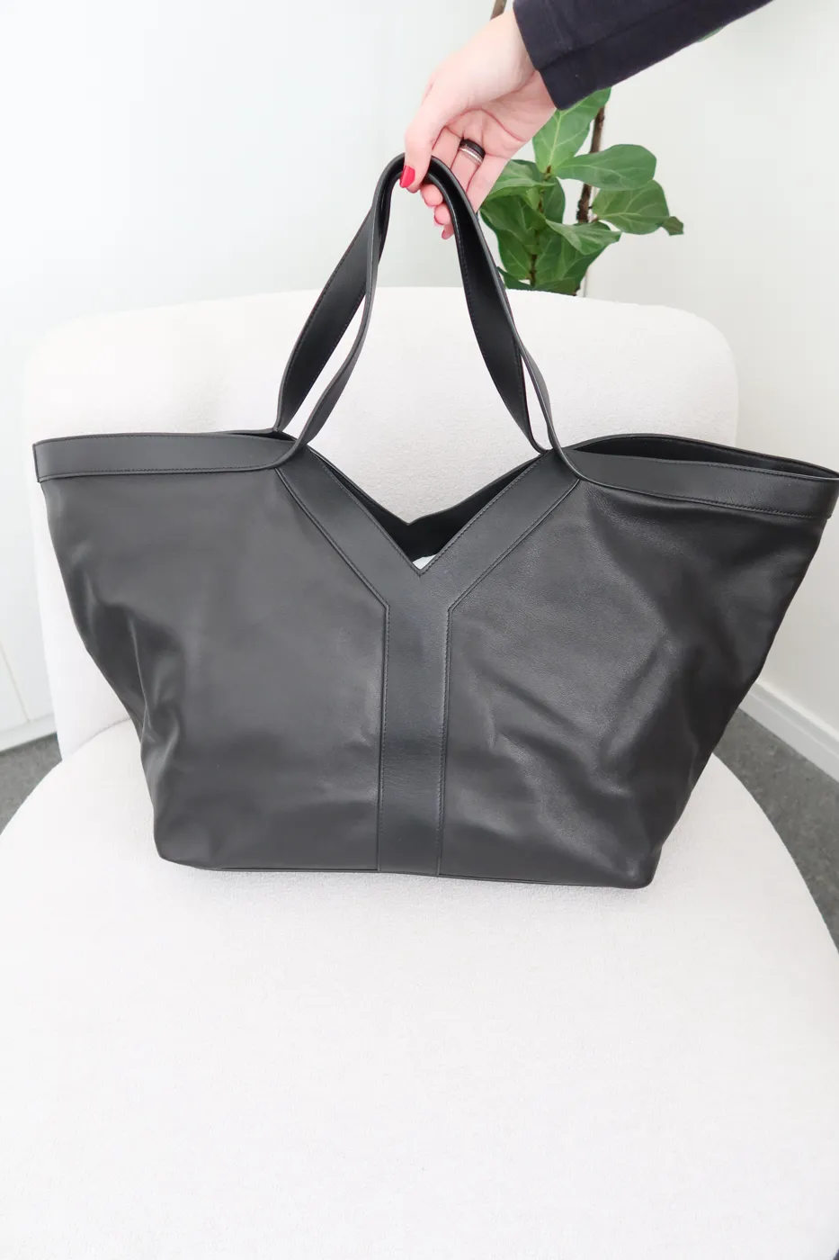 Bolsa YSL Y Tote Preta - 6