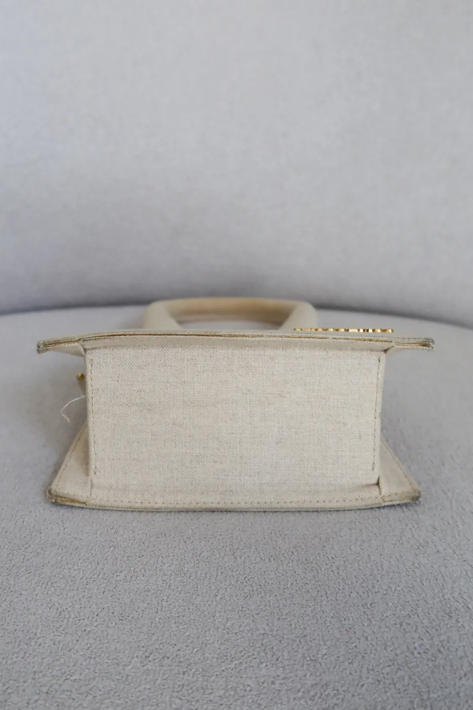 Bolsa Jacquemus Le Chiquito Linho Bege - 4