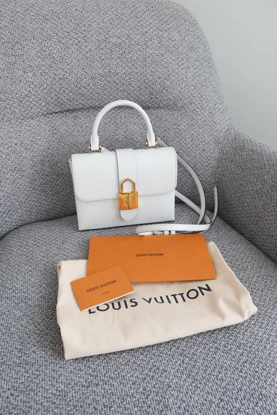 Bolsa Louis Vuitton Locky BB Branco - 6