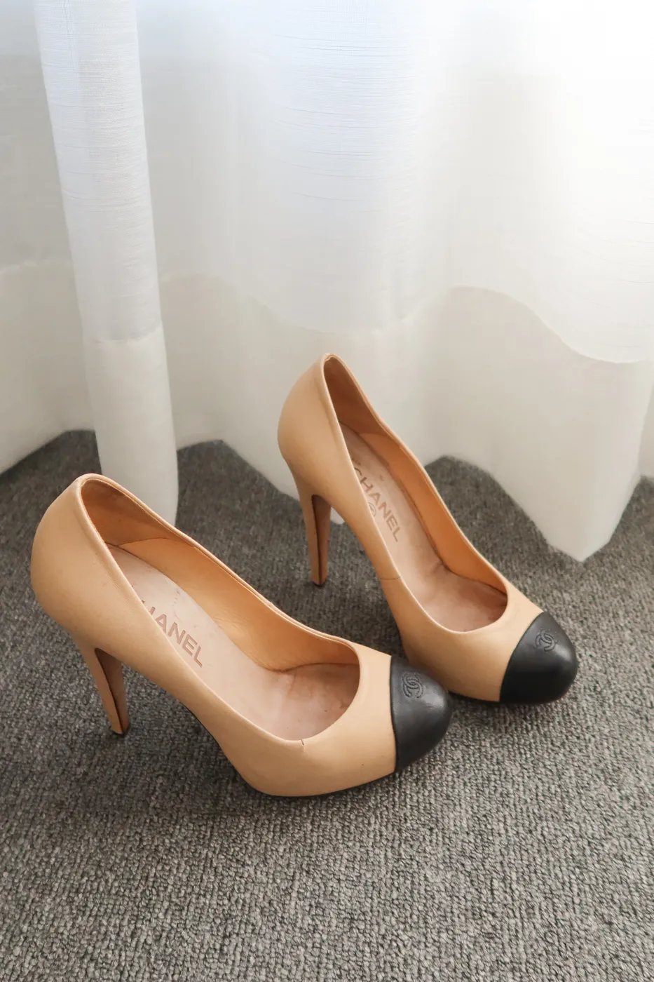 Salto Chanel Bicolor Pumps 33,5 - 4