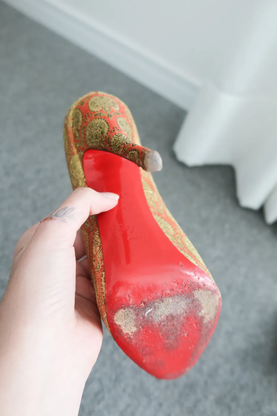 Salto Christian Louboutin Very Prive Jaquard 35,5 - 5
