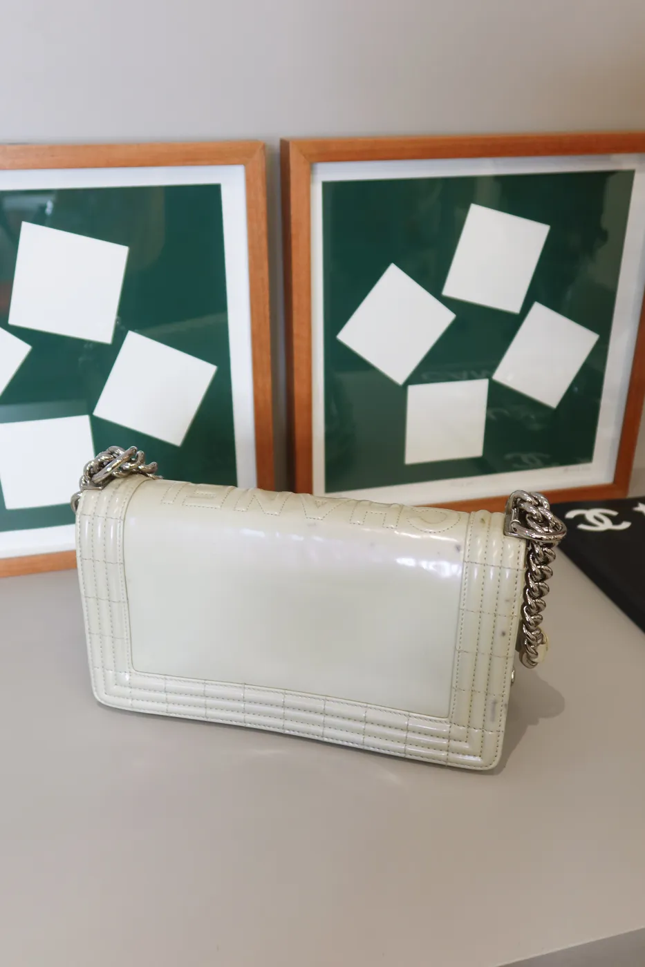 Bolsa Chanel Boy Branco - 4