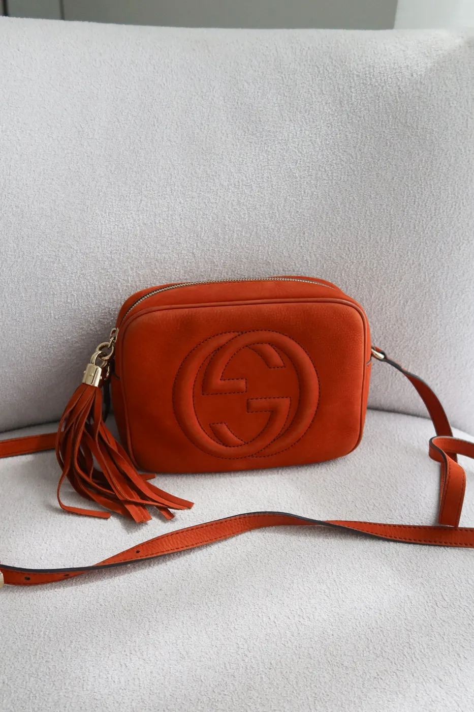 Bolsa Gucci Soho Disco Laranja - 6