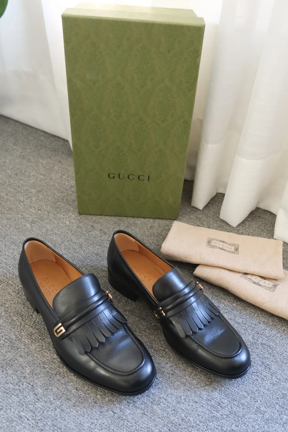 Mocassim Gucci Fringe Mocassim Preto - 3