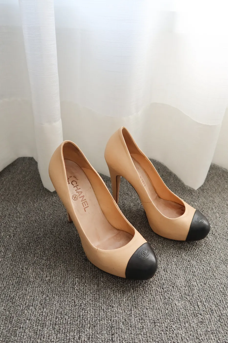 Salto Chanel Bicolor Pumps 33,5 - 2