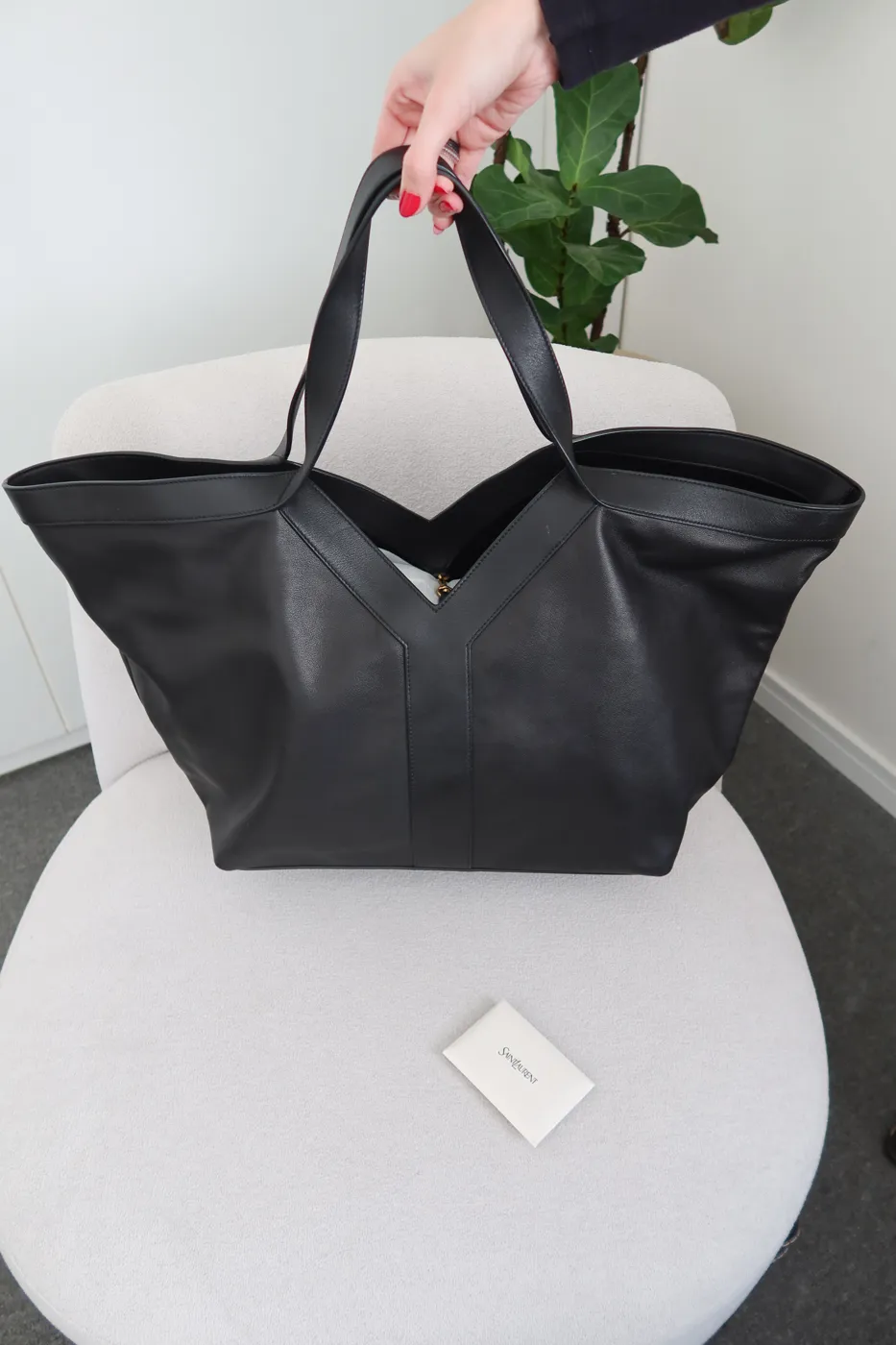 Bolsa YSL Y Tote Preta - 3