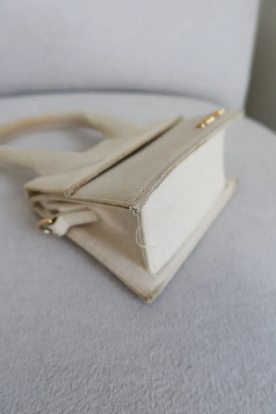 Bolsa Jacquemus Le Chiquito Linho Bege - 5