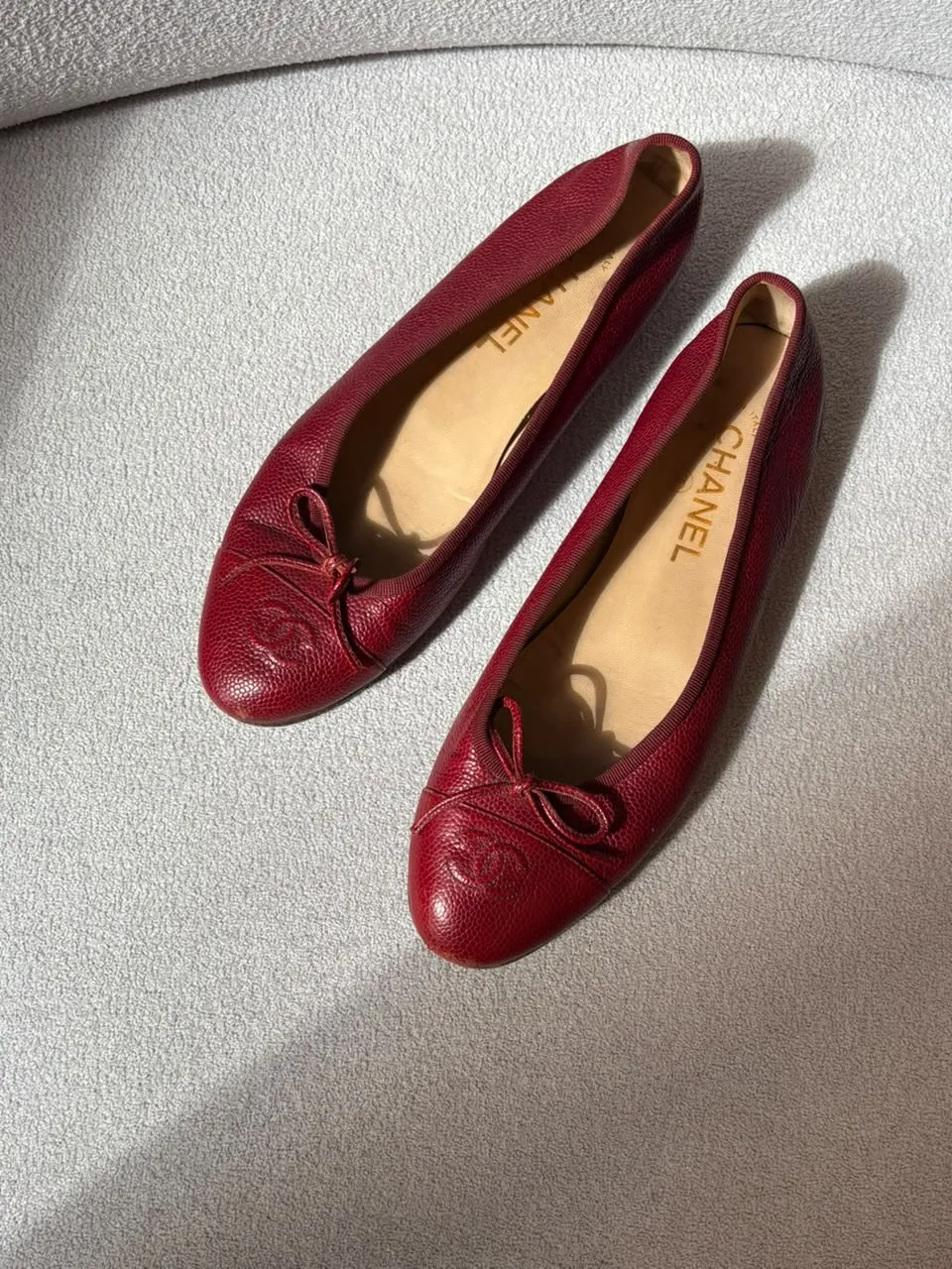 Sapatilha Chanel vermelho 37,5 - 7