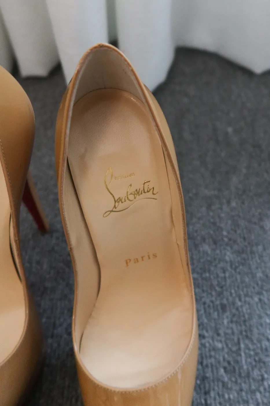 Salto Christian Louboutin Peep Toe 34 - 6