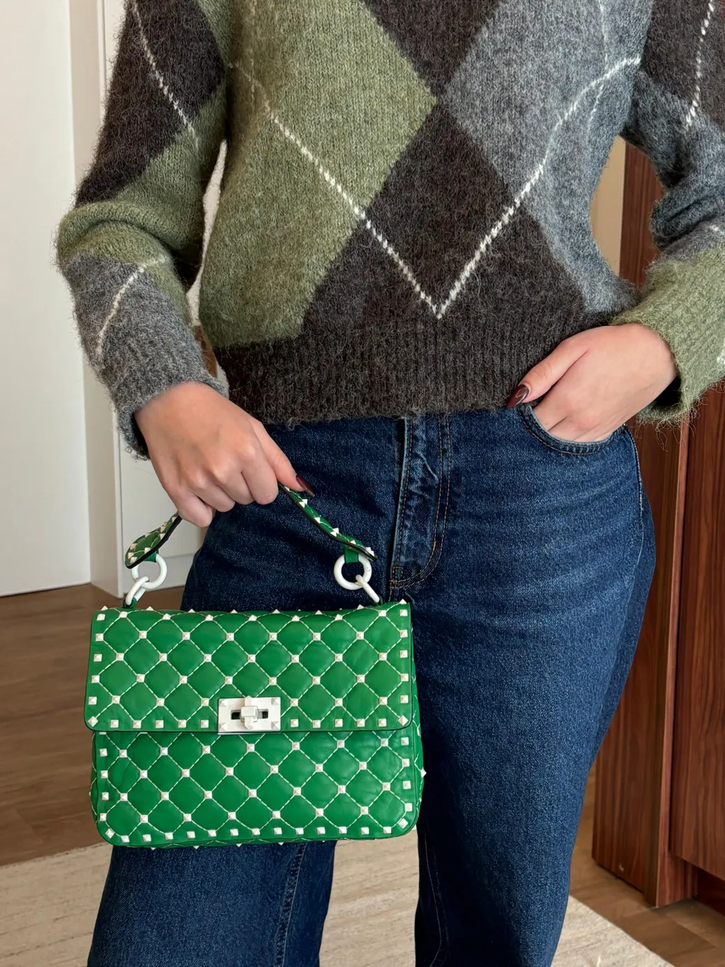 Valentino Garavani Rockstud Spike Verde - 2