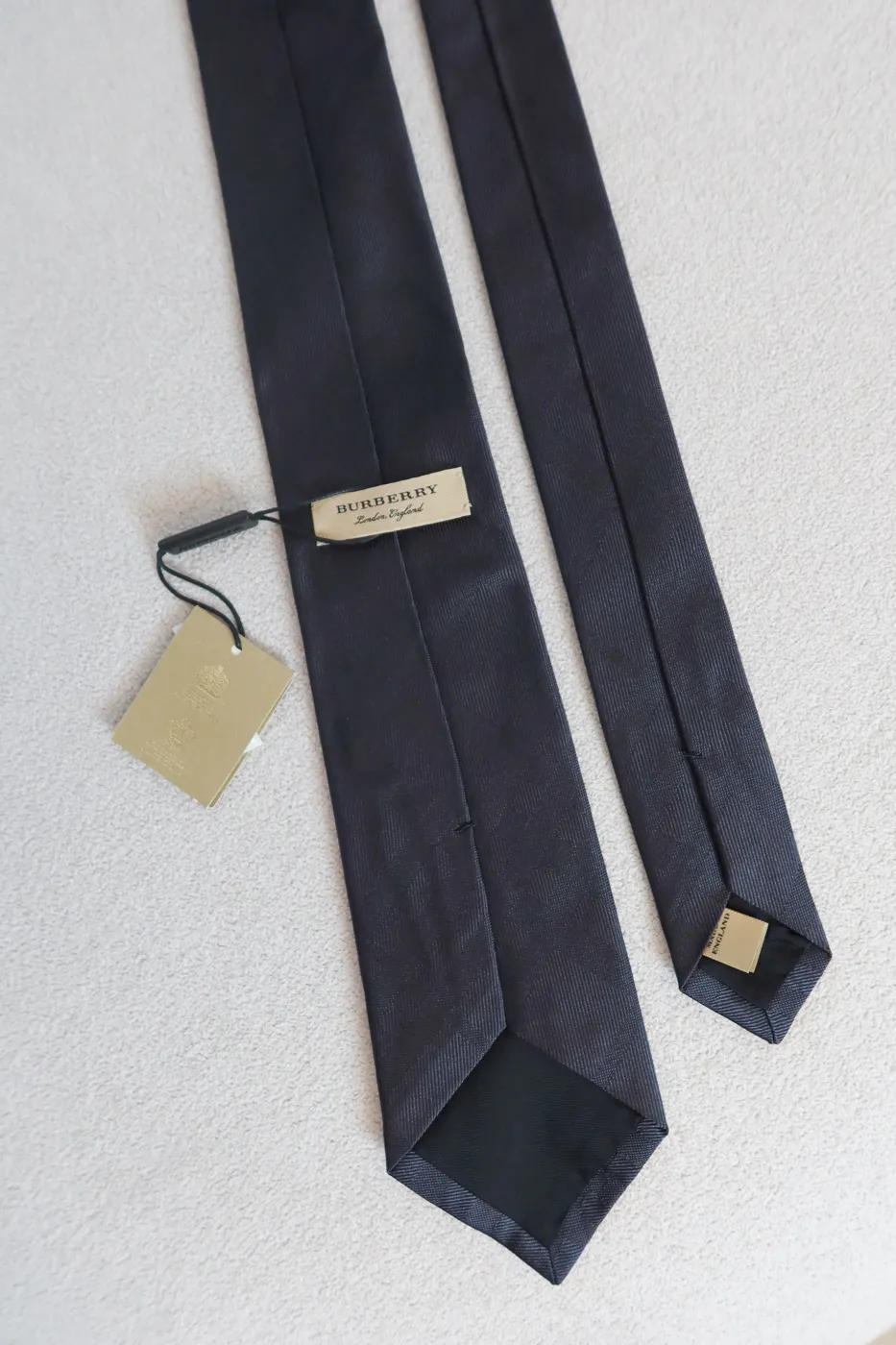 Gravata Burberry Chess Azul - 4