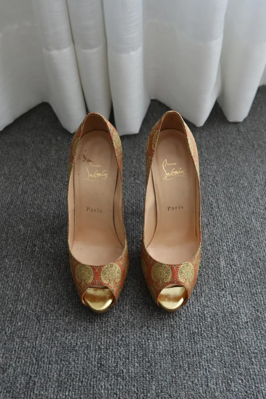 Salto Christian Louboutin Very Prive Jaquard 35,5 - 2