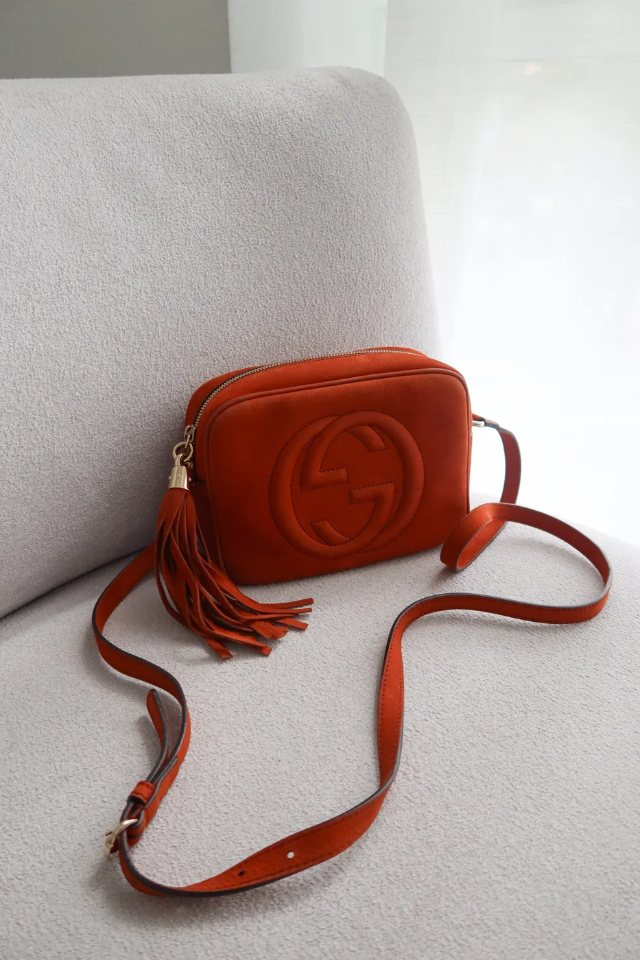 Bolsa Gucci Soho Disco Laranja - 3