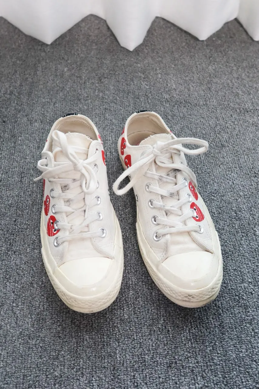 Tênis Converse x Comme des Garçons PLAY Chuck 70 Low Multi Heart 35,5 - 2