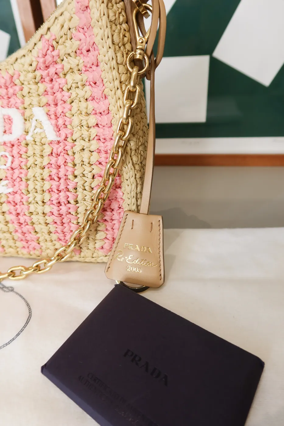 Bolsa Prada Re-Edition 2005 Raffia - 6