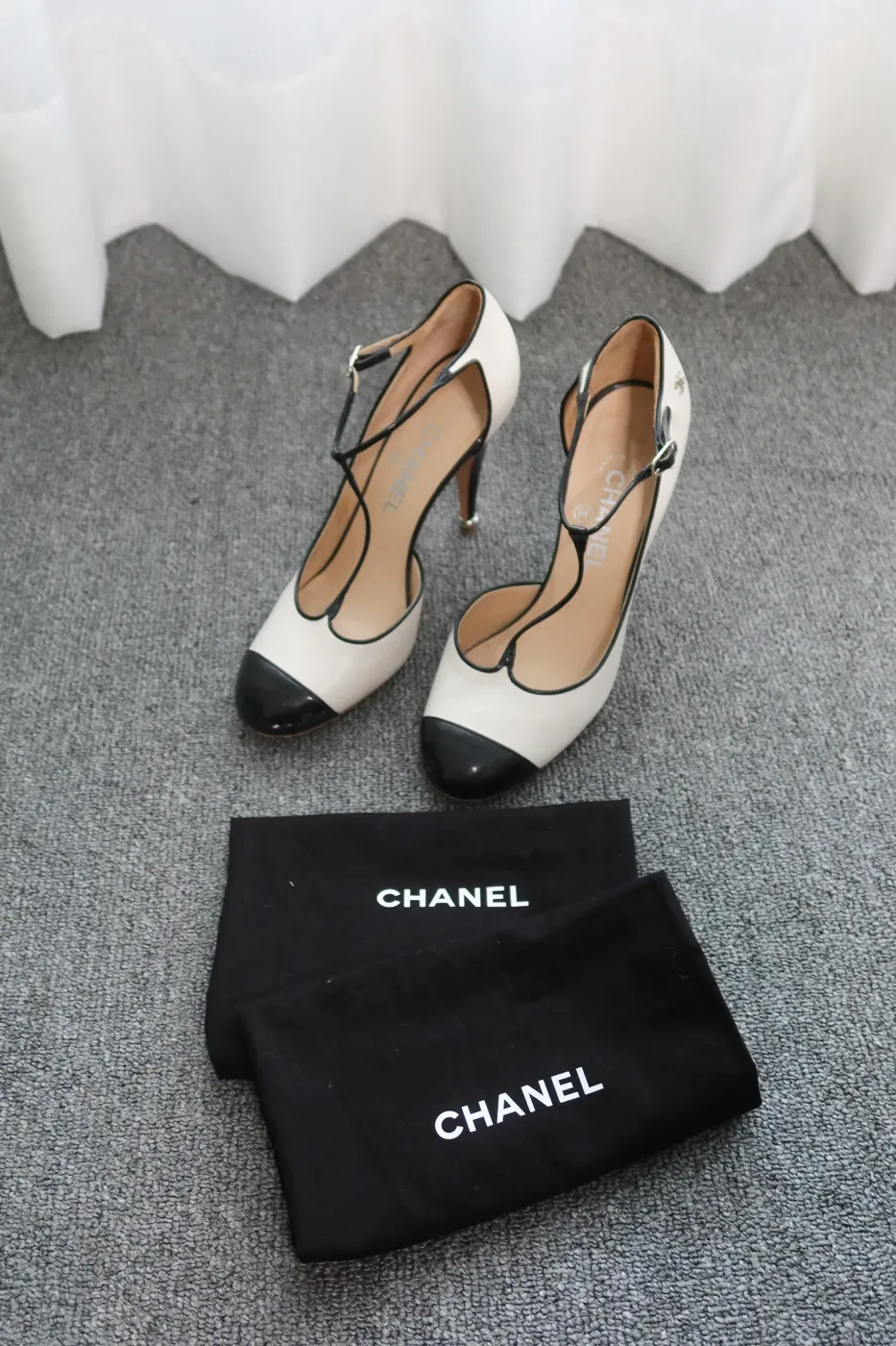 Salto Chanel Mary Jane Pumps 37,5 - 2