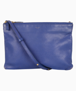Bolsa Celine Trio Small Crossbody Azul