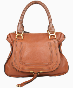 Bolsa Chloe Marcie Média Caramelo