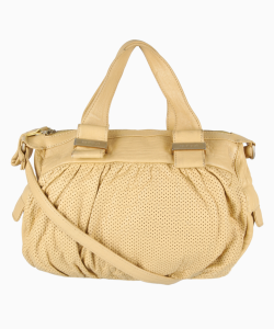 Bolsa See By Chloe Perfurated Satchel Bege