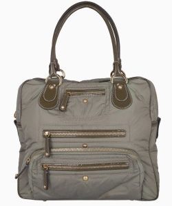 Bolsa TOD'S Nylon Zip Tote Verde Musgo