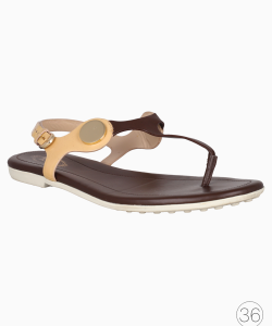Sandália Tod's Rasteira Marrom