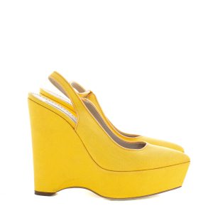 Sapato Anabela Stella McCartney Amarelo