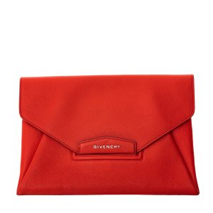 Clutch Givenchy Envelope Vermelha
