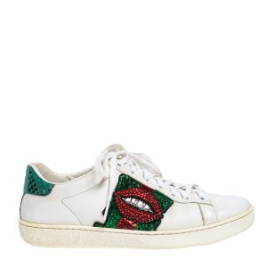 Tênis Gucci Ace Aplicação Boca
