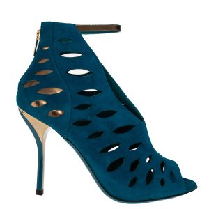 Sandália Jimmy Choo Pepe Toe Camurça Verde