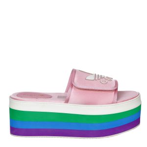 Sandália Gucci e Adidas Plataforma Rosa