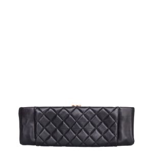 Clutch Chanel Preto Tam Média