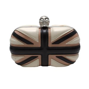 Clutch Alexandre McQueen Skull Box Flag