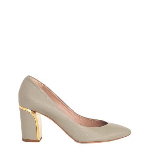 Sapato Chloé Verde Pastel c Detalhe Dourado Tam36 Br