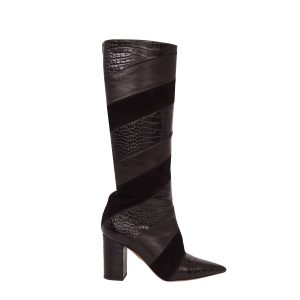 Bota Aquazzura Preta Tam 33 Br