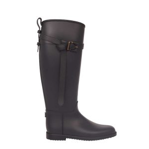Bota Burberry Preta Tam 37 Br