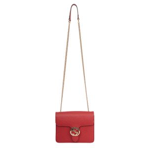 Bolsa Gucci Interlocking G Dollar Vermelha