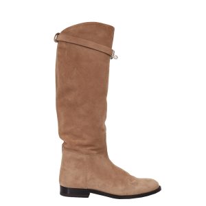 Bota Hermès Jumping Marrom Tam 35 Br