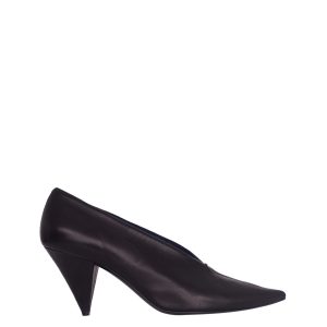 Sapato Céline Preto c Bico Fino Alongado Tam385 Br