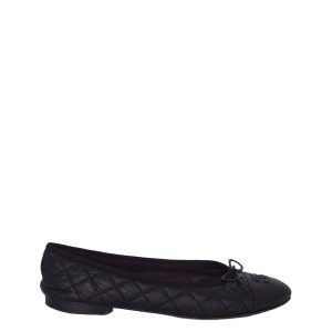 Sapatilha Chanel Classic Preta Tam 37 Br