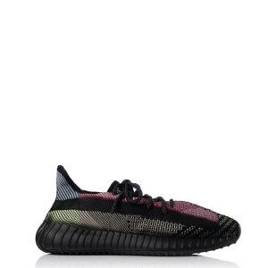 Tênis Yeezy Preto c Detalhe Bordô Verde e Lavanda Tam40 Br