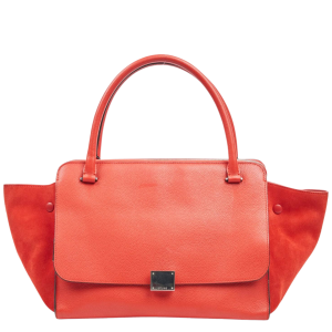 Bolsa Céline Trapeze Vermelha