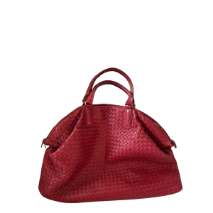 Bolsa Bottega Veneta Vermelha Intrecciato