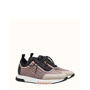 Tênis Hermès Rosa e Preto Tam 39
