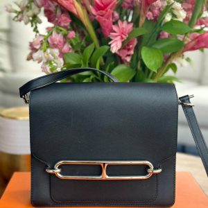 Bolsa Hermès Roulis Preta