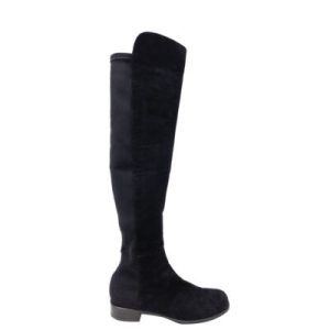Bota Stuart Weitzman Cano Alto Preta Tam 37 BR