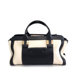 Bolsa Chloé off white e preta
